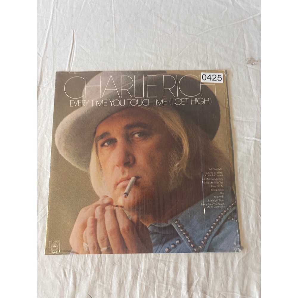 Epic Charlie Rich Every Time You‎ Touch Mel LP 12" 1975 PE 33455 Good Condition